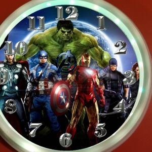 Avengers clock